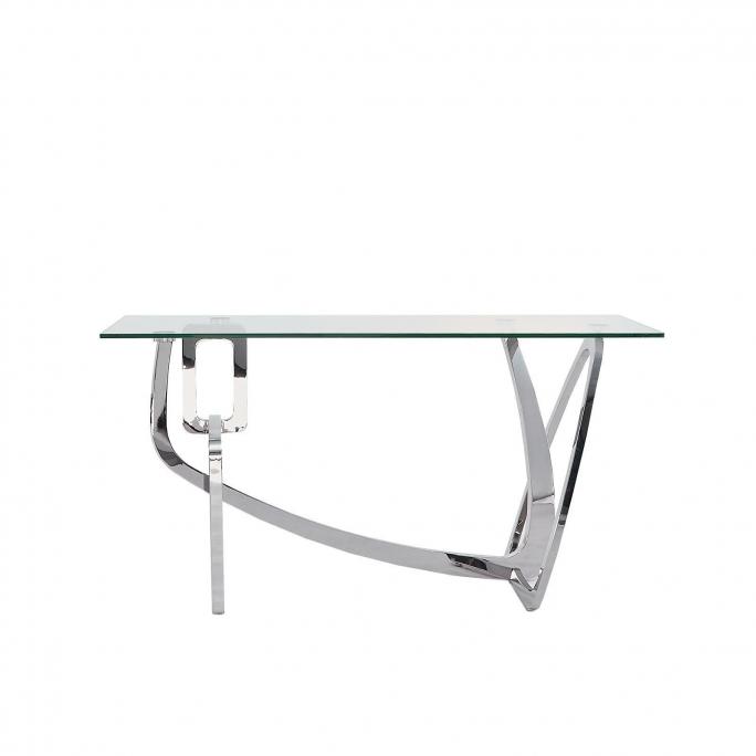 

    
Modern Stainless Steel & Glass Dining Table by VIG Modrest Adelaide
