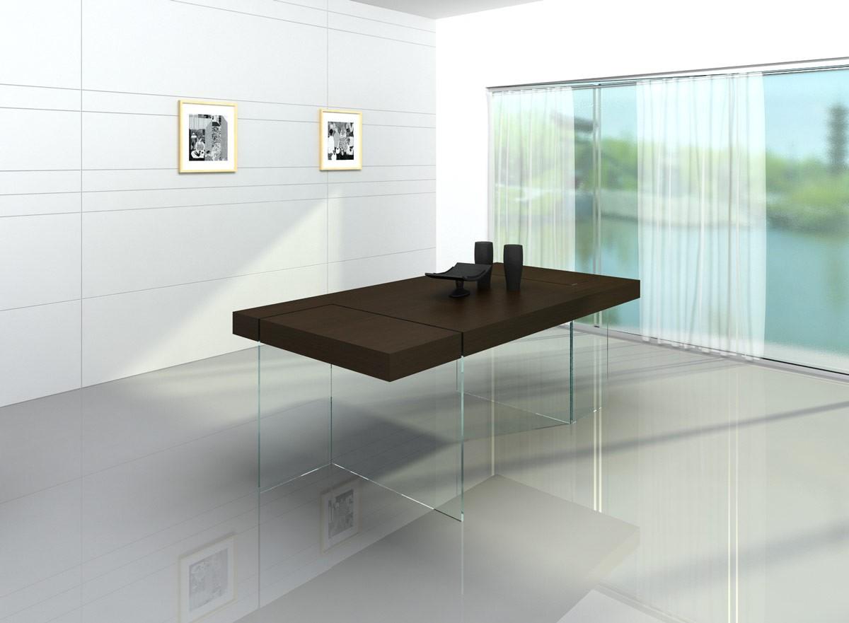 

    
VIG Furniture Modrest Aura Dining Table Brown VGCNAURA-D10501-TOBC
