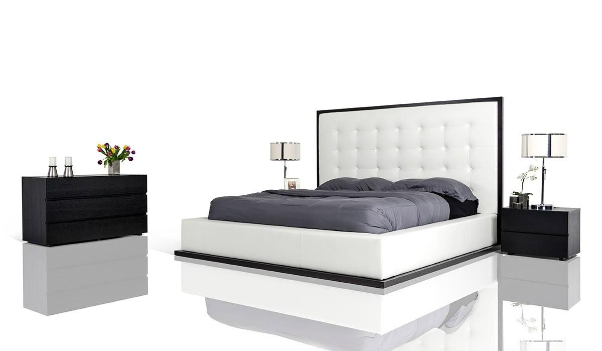 

    
VIG Modrest Beth Wenge Frame White Leatherette California King Platform Bed
