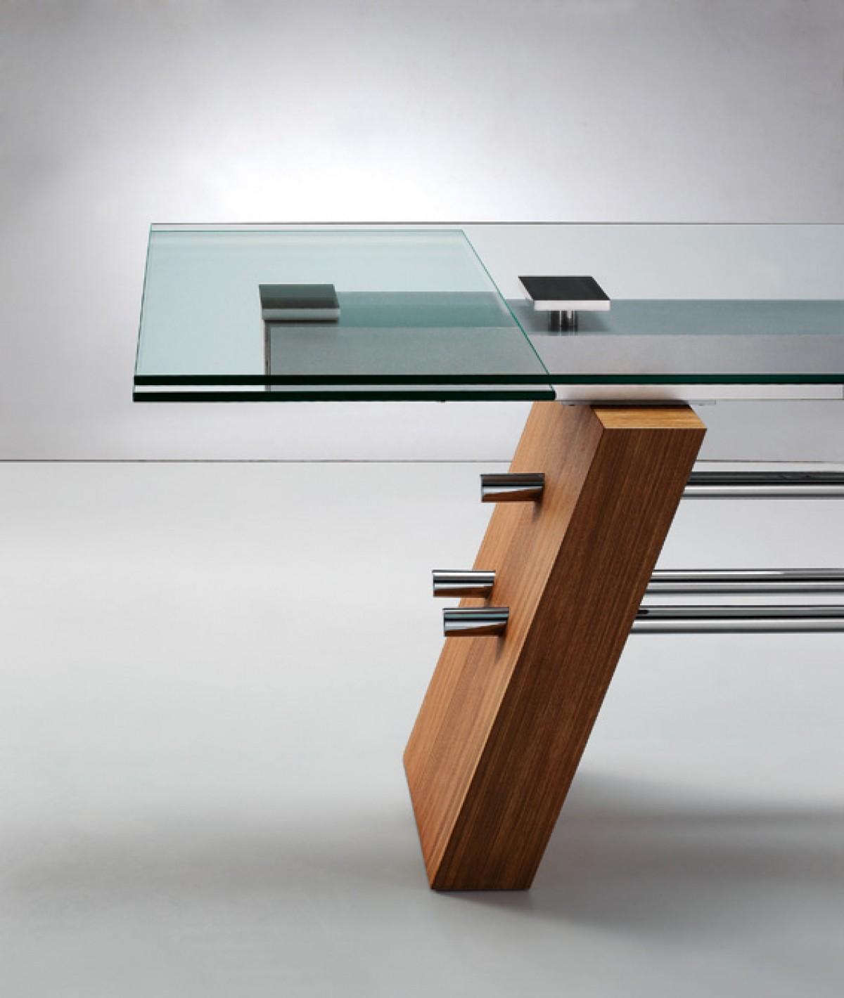 

    
VIG Modrest Bounty Contemporary Glass & Walnut Extendable Dining Table Set 7 Pcs Modern
