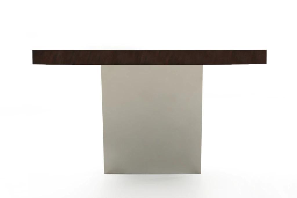 

    
VIG Furniture Christa Dining Table Ebony/Brown VGHB220T
