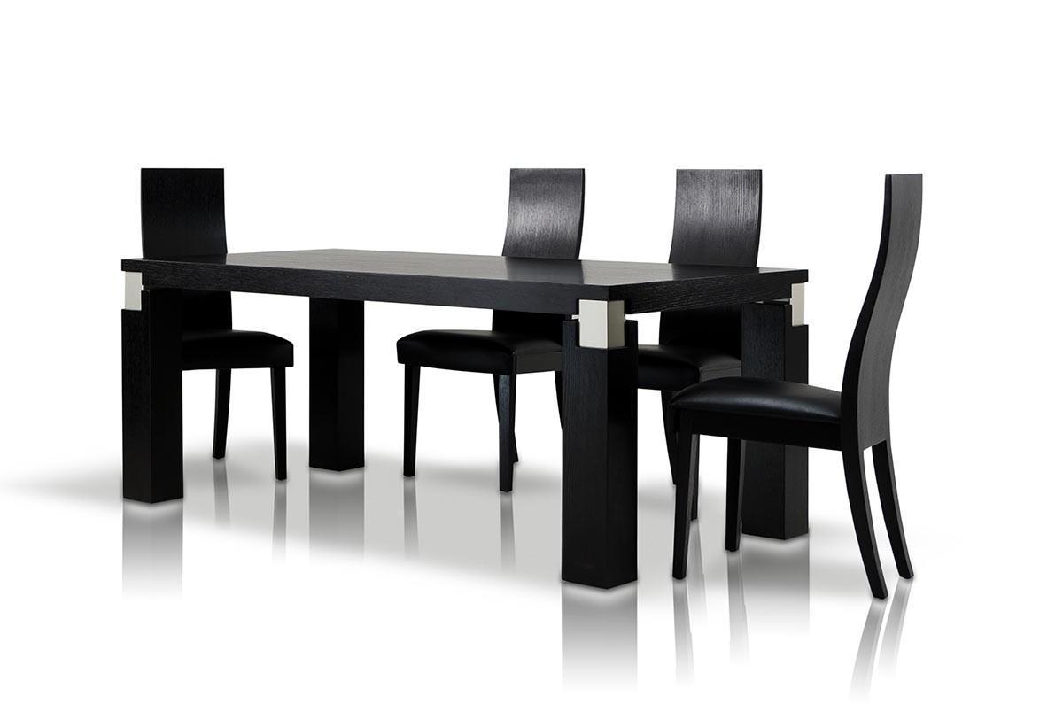 

    
VIG Modrest Escape Black Oak Dining Table Set 7 Pcs Modern Contemporary
