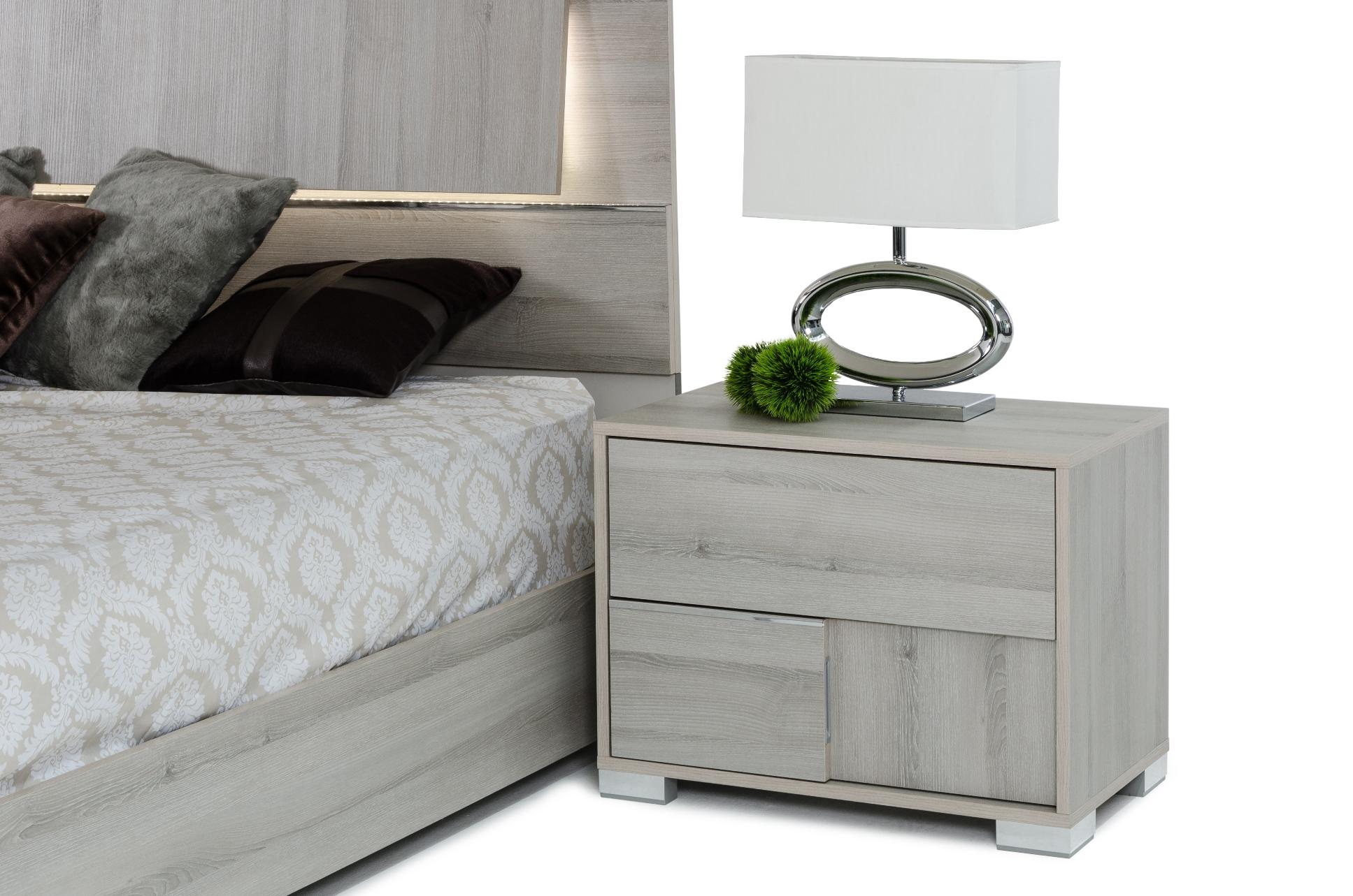 

    
VIG Modrest Ethan Modern Grey Right Nightstand Made In Italy Right Nightstand
