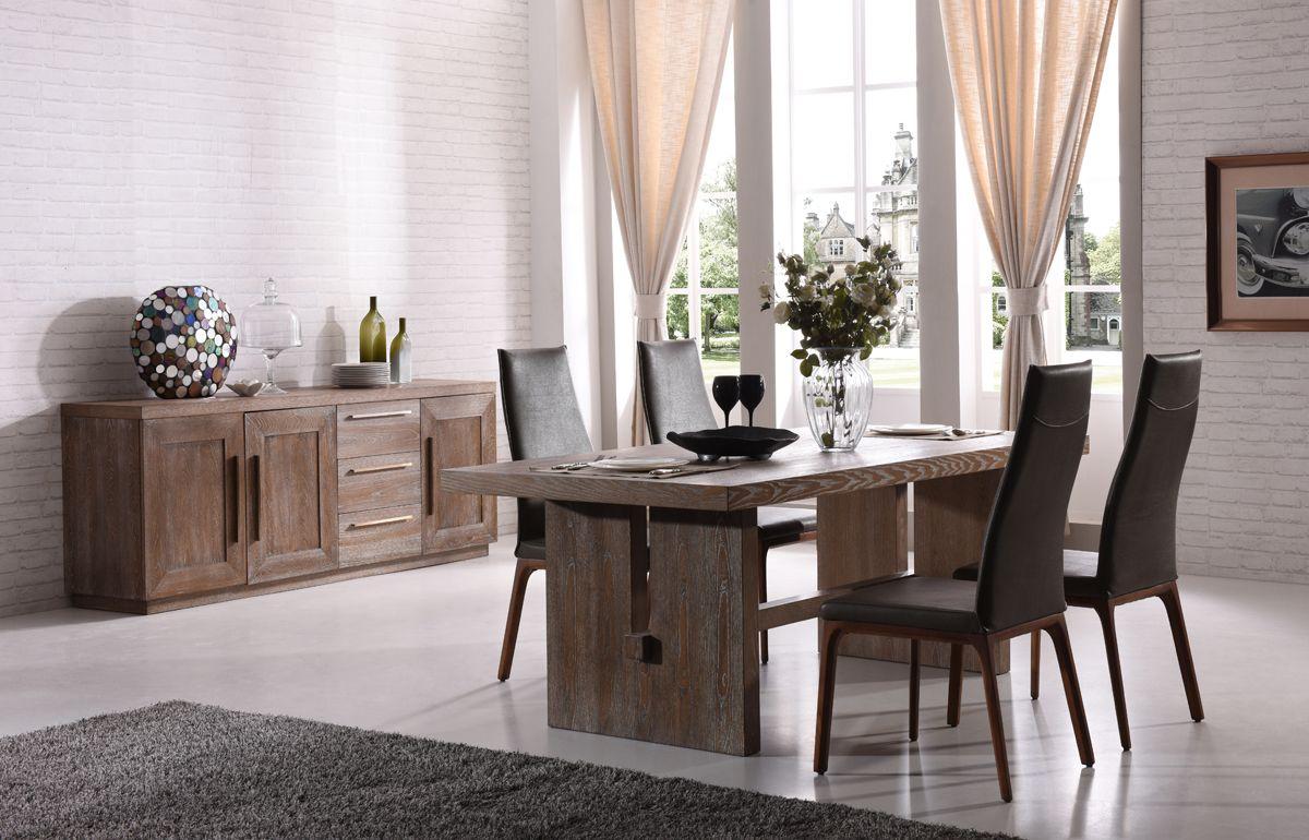

    
Modern White Wash Oak Dining Table by VIG Modrest Cologne
