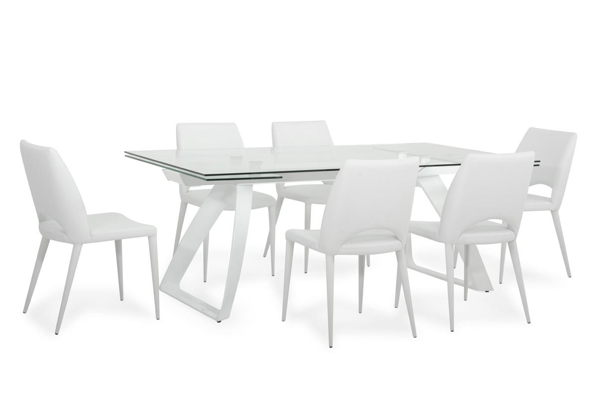 

    
VIG Modrest Harvey Modern Extendable Glass Dining Table Contemporary
