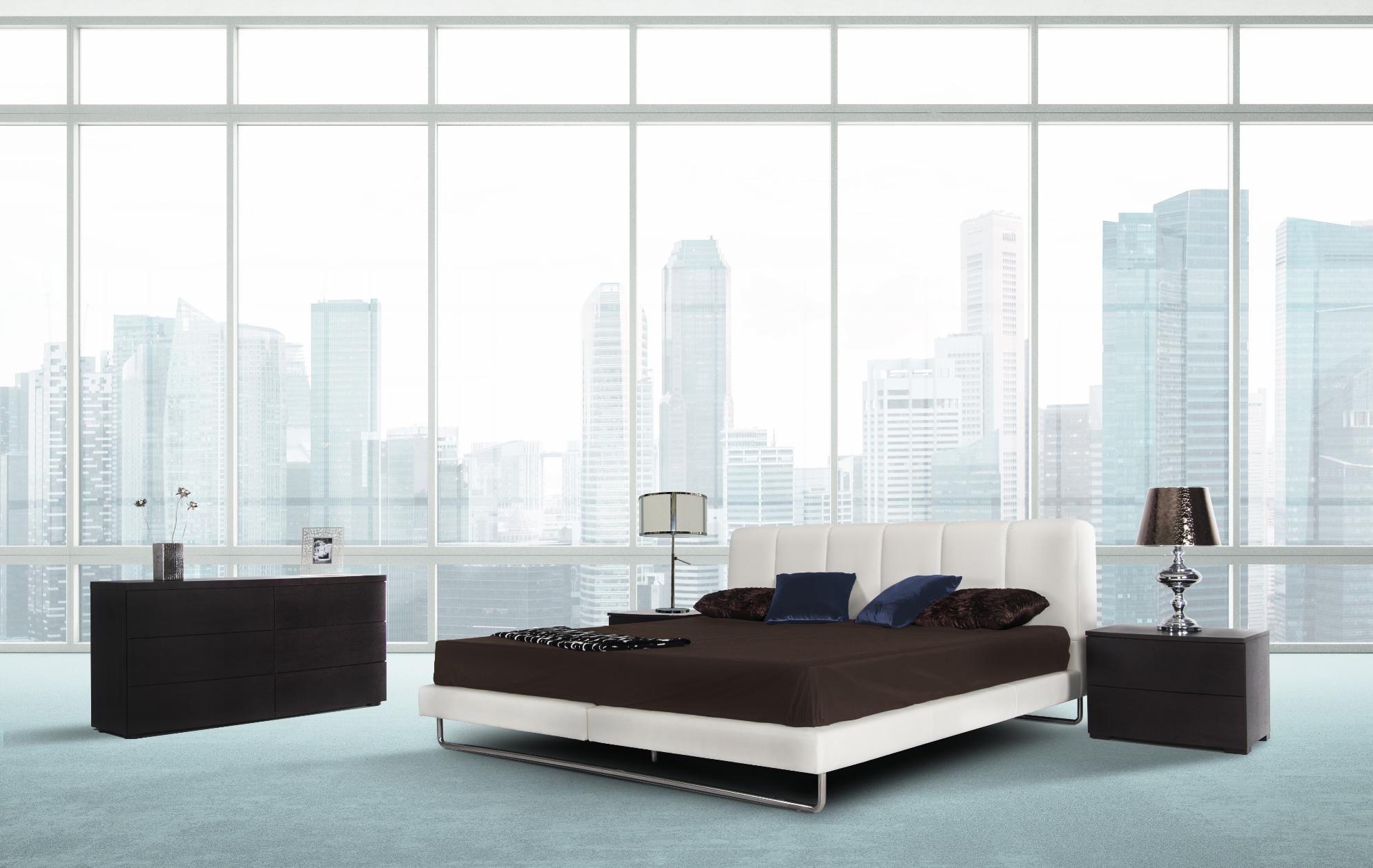 

    
VGKKB-259-WHT-Q VIG Furniture Platform Bedroom Set
