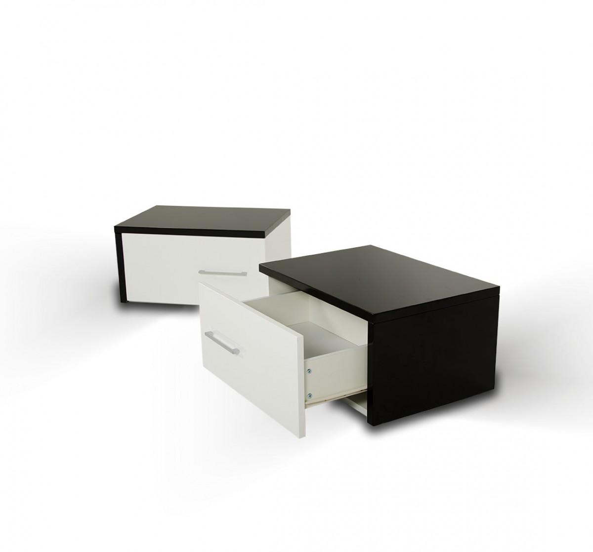 

    
VIG Furniture Modrest Infinity Platform Bedroom Set Black/White VGKCINFINITY-BLK-EK-3
