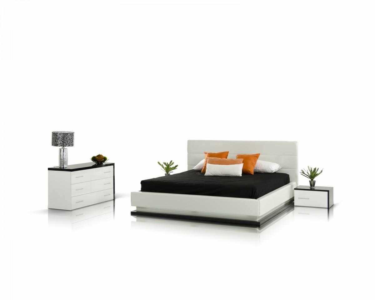 

    
VGKCINFINITY-BLK-Q-Set-4 VIG Furniture Platform Bedroom Set
