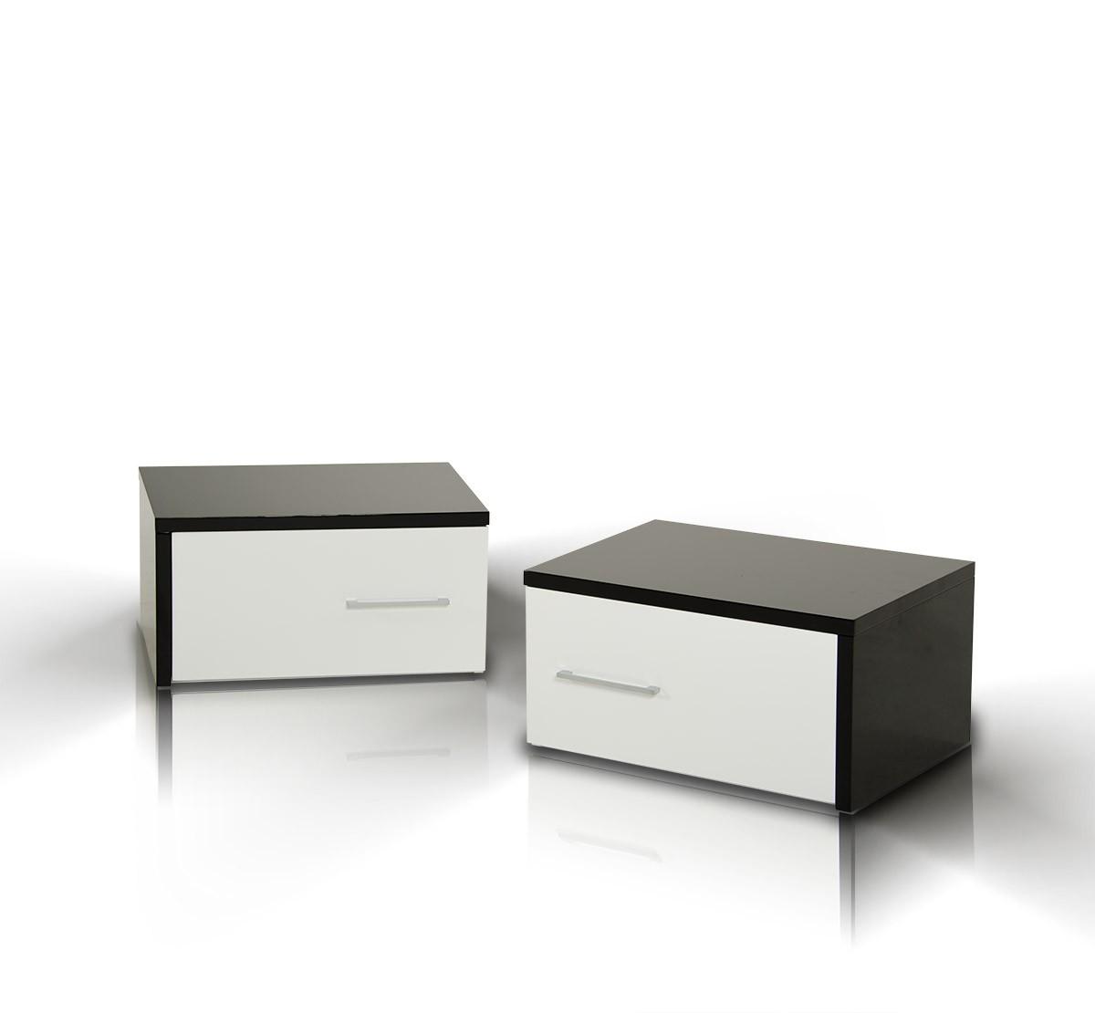 

    
Right Night Stand Glossy White /Black VIG Modrest Infinity Contemporary
