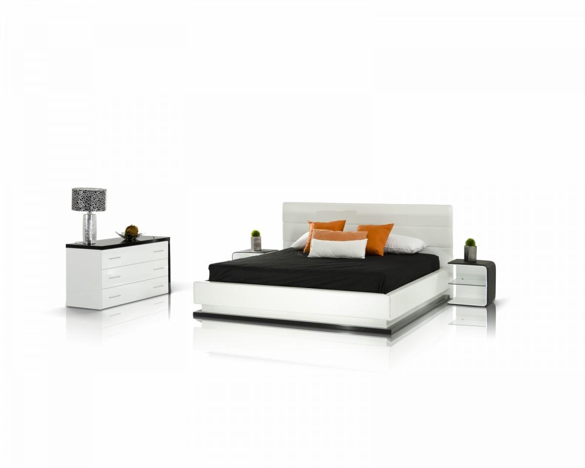 

    
VIG Furniture Modrest Infinity Platform Bed White VGKCINFINITY-EK
