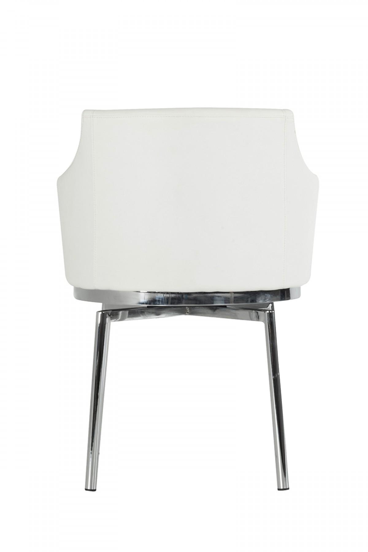 

        
VIG Furniture Modrest Kaweah Dining Arm Chair White Leatherette 00840729144049
