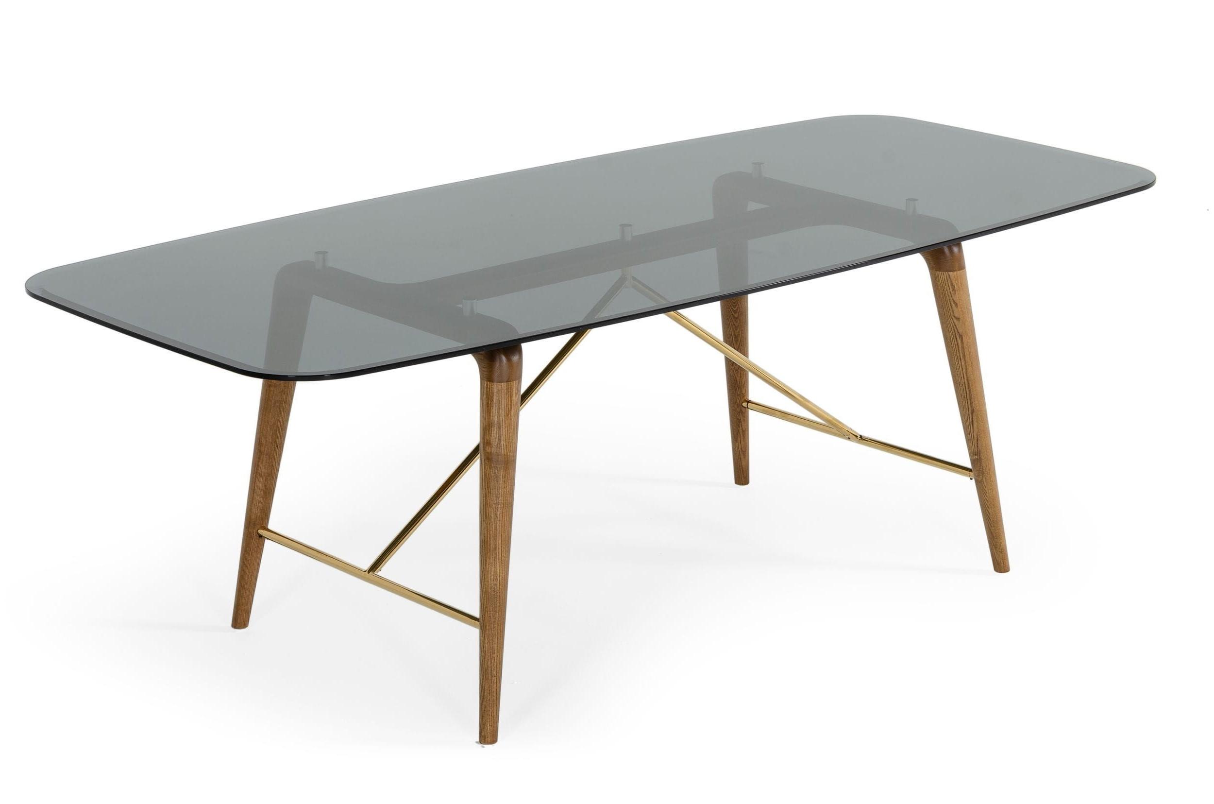

    
VGCSDT-16111-LRG-WAL-DT-7pcs Smoked Glass & Walnut Large Dining Table Set 7Pcs by VIG Modrest Kipling
