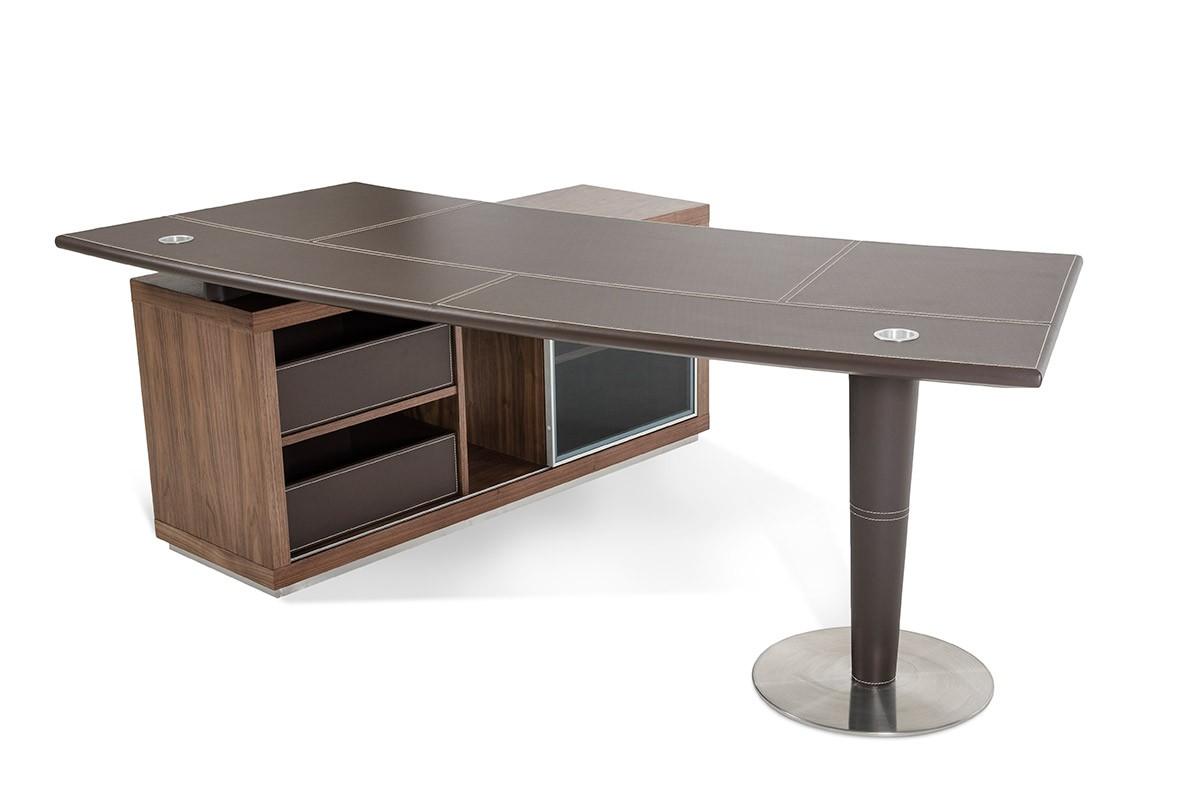 

    
Home Office Computer Desk w/Storage Cabinet Lincoln VIG Modrest Contemporary
