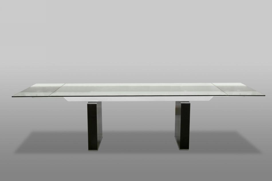 

        
00840729101639Extendable Glass Top Dining Table VIG Modrest Lisbon  Modern Contemporary
