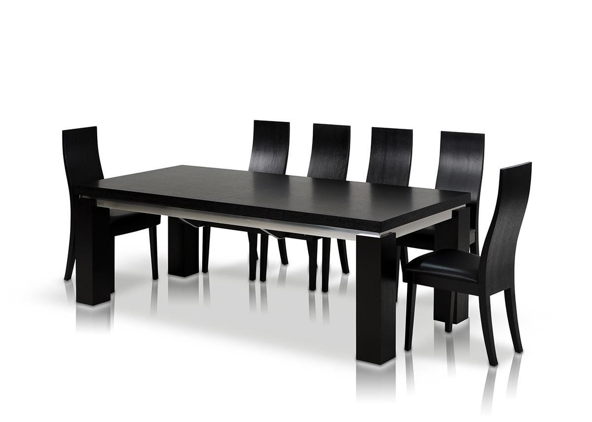 

    
Modern Black Oak Two-tier Extendable Dining Table Set 9 Pcs VIG Modrest Maxi SPECIAL ORDER
