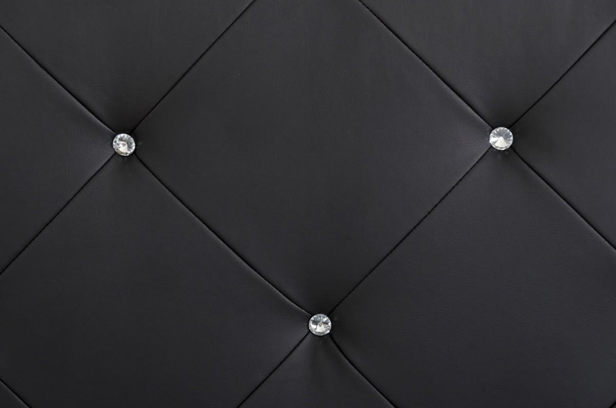 

        
00840729126717VIG Modrest Monte Carlo Black Leatherette Crystals Tufted Queen Platform Bed

