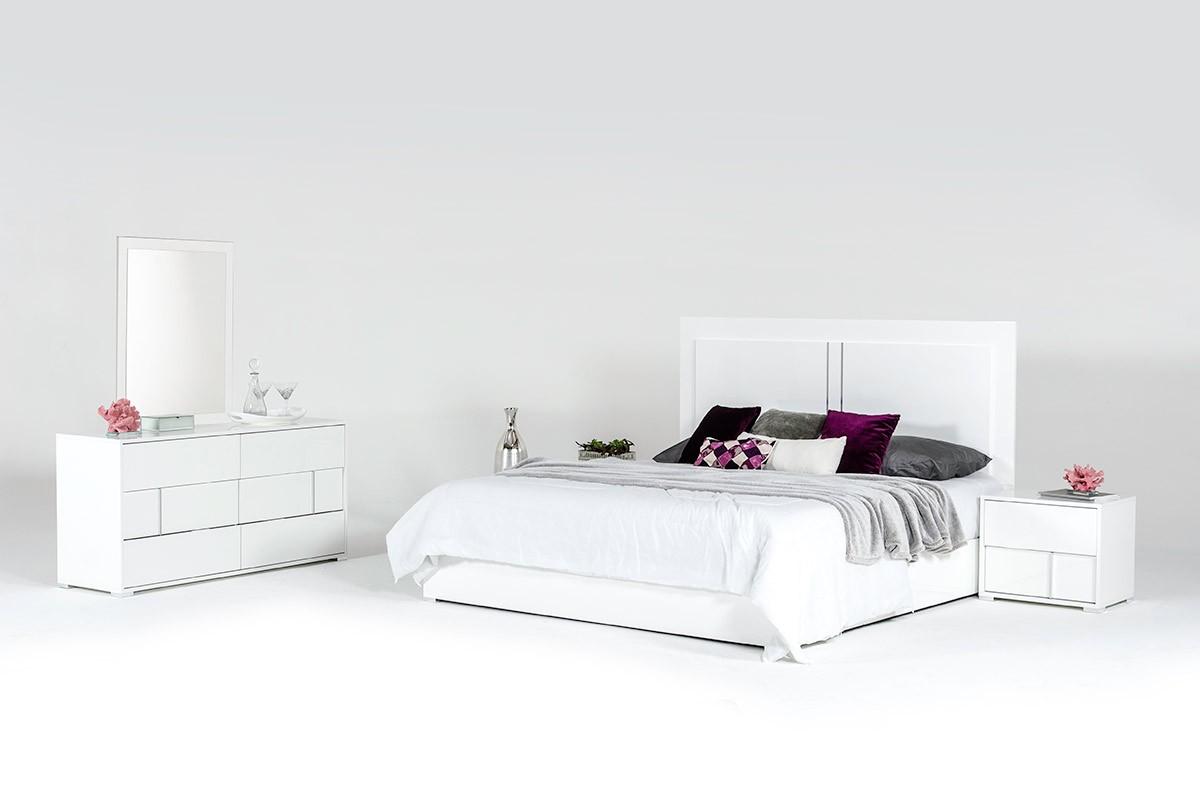 

                    
VIG Furniture Modrest Nicla Platform Bedroom Set White  Purchase 
