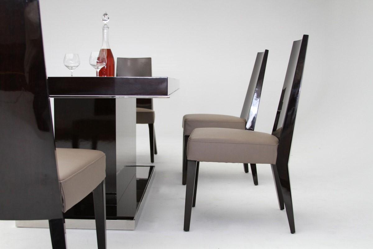 

    
VIG Furniture Modrest Noble Dining Table Set Taupe/Ebony VGHB131T-EBONY-VGCSCH-13009-Set-7
