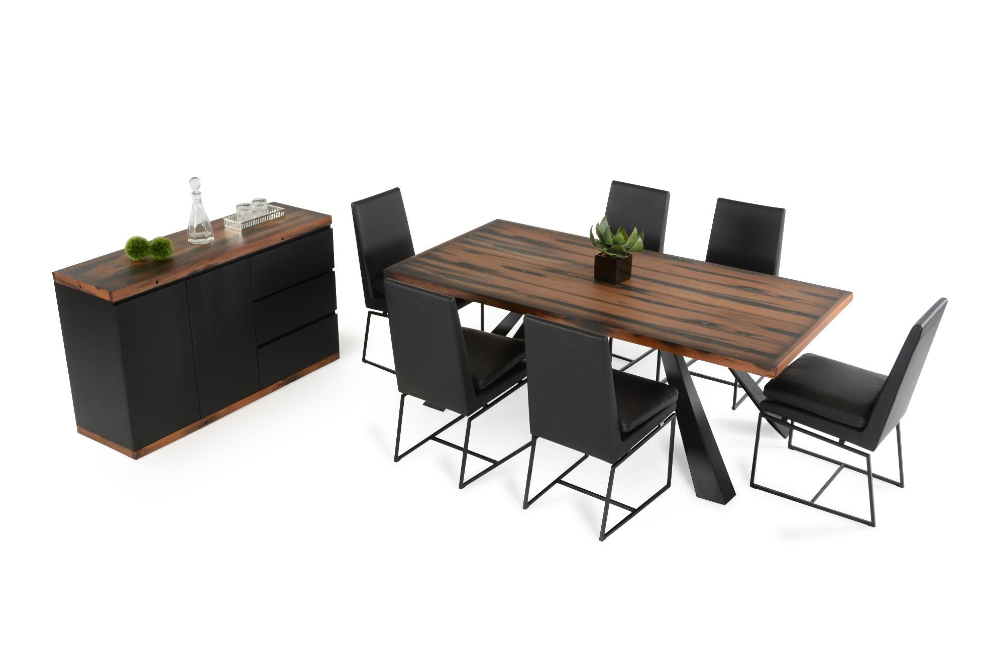 

        
VIG Furniture Modrest Norse Dining Table Black/Brown  00840729144506
