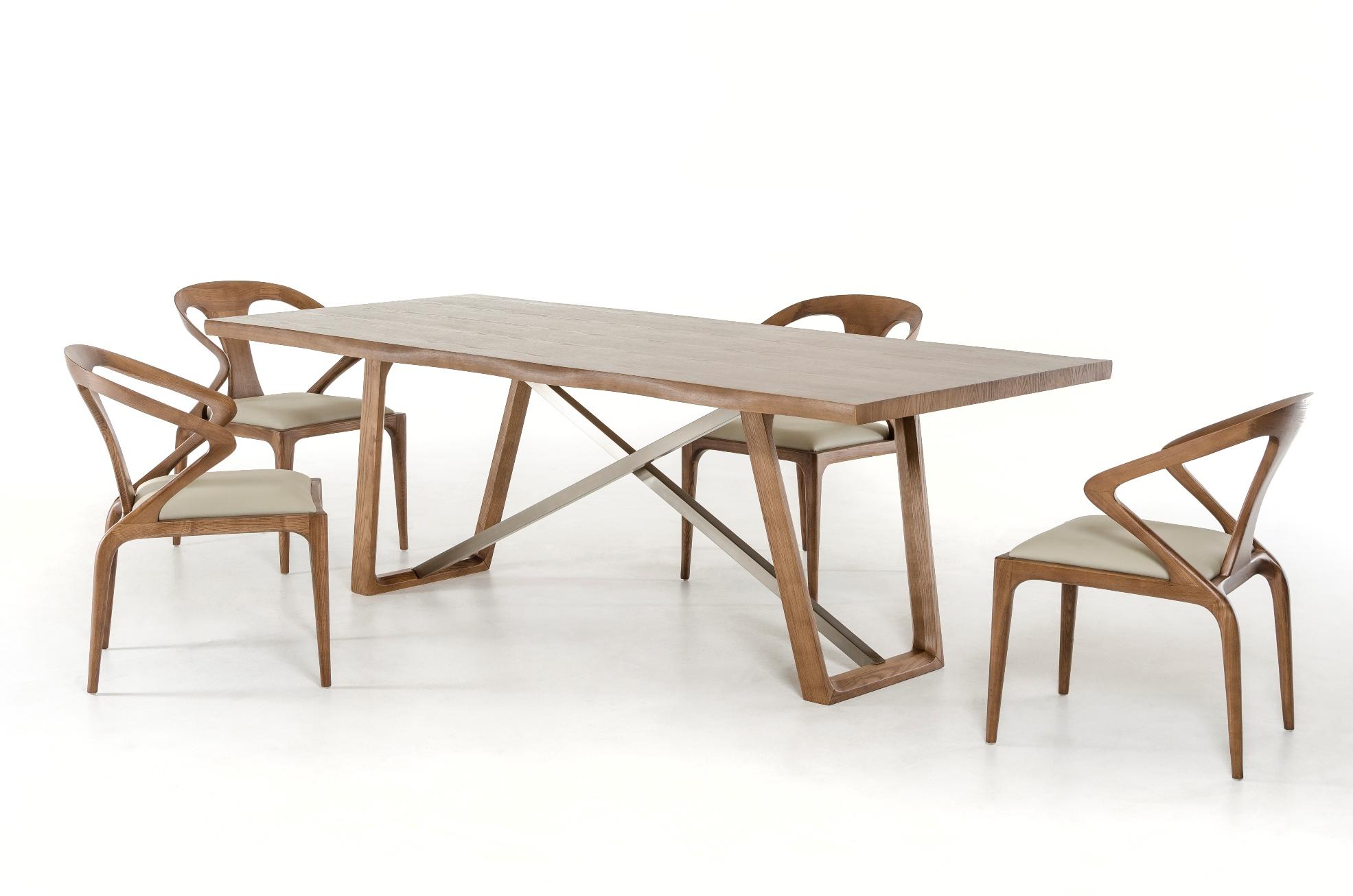 

    
VIG Modrest Olson Walnut Table & Campbell Dining Chair Set 7Pcs Modern
