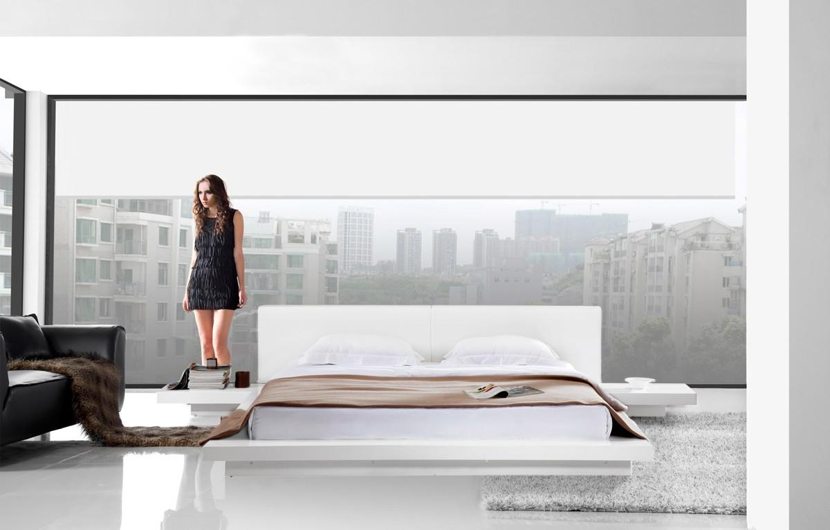 

                    
VIG Furniture Modrest Opal Platform Bed White Leatherette Purchase 
