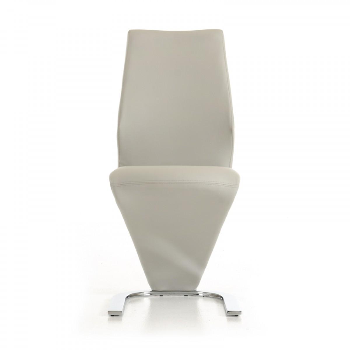 

    
VIG Modrest Penn Modern Light Grey Leatherette Dining Chair (Set of 2)
