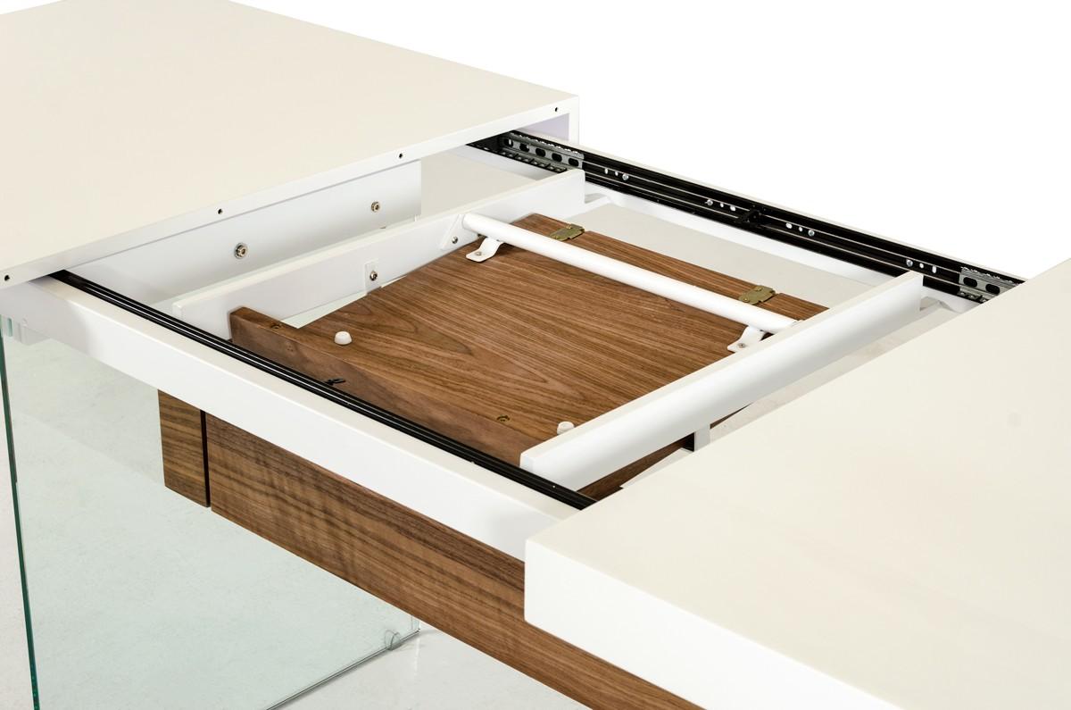 

                    
VIG Furniture Modrest Sven Dining Table Set Walnut/White Leatherette Purchase 
