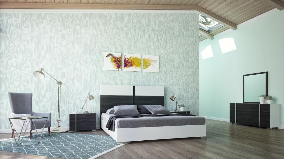 

    
VIG Nova Domus Corrado White Gloss Matte Grey Finish Queen Bedroom Set 5Pcs Made In Italy
