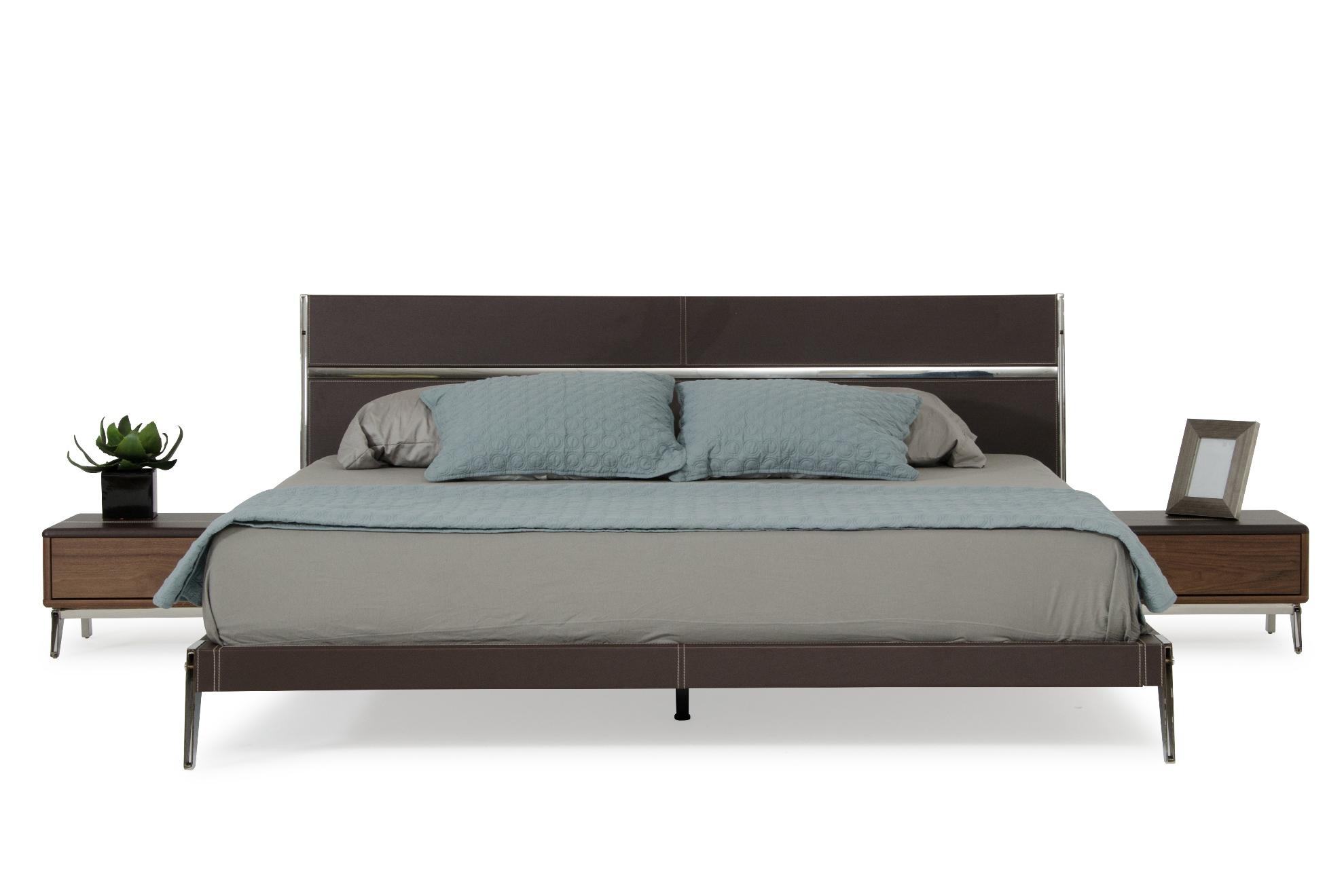 

    
VIG Furniture Nova Domus Ria Platform Bed Brown VGVCBD-A001-EK-Set-4
