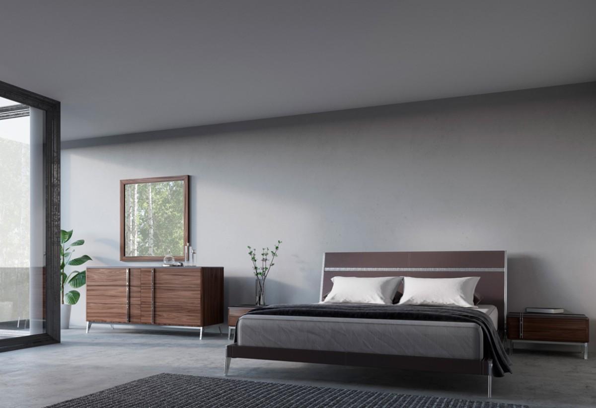 

                    
VIG Furniture Nova Domus Ria Platform Bed Brown Eco-Leather Purchase 
