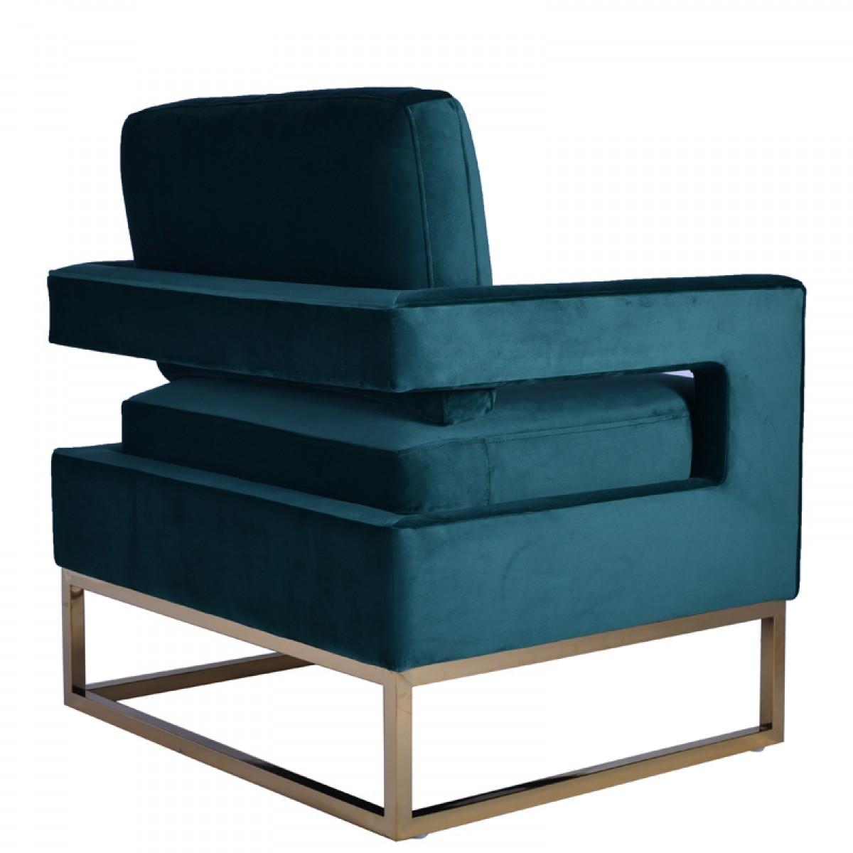 

    
Green Velvet & Gold Accent Chair VIG Modrest Edna Modern Contemporary

