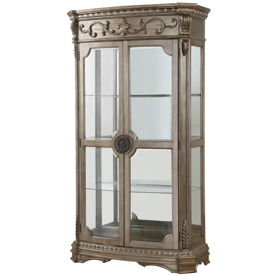 Traditional,  Vintage Curio Northville-66924 Northville-66924 in Antique, Silver, Champagne 
