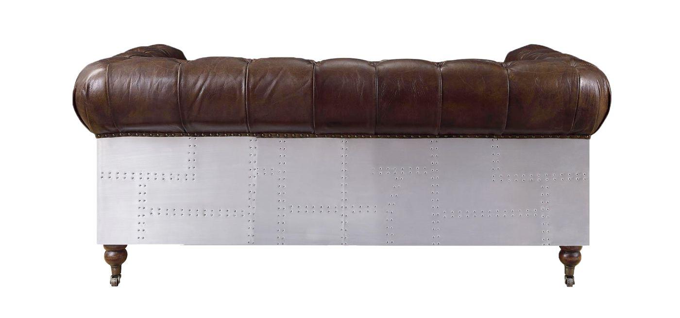 

    
56590-Set-2 Aberdeen Vintage Brown Top Grain Leather & Aluminum Sofa Set 2 Aberdeen 56590 ACME Urban
