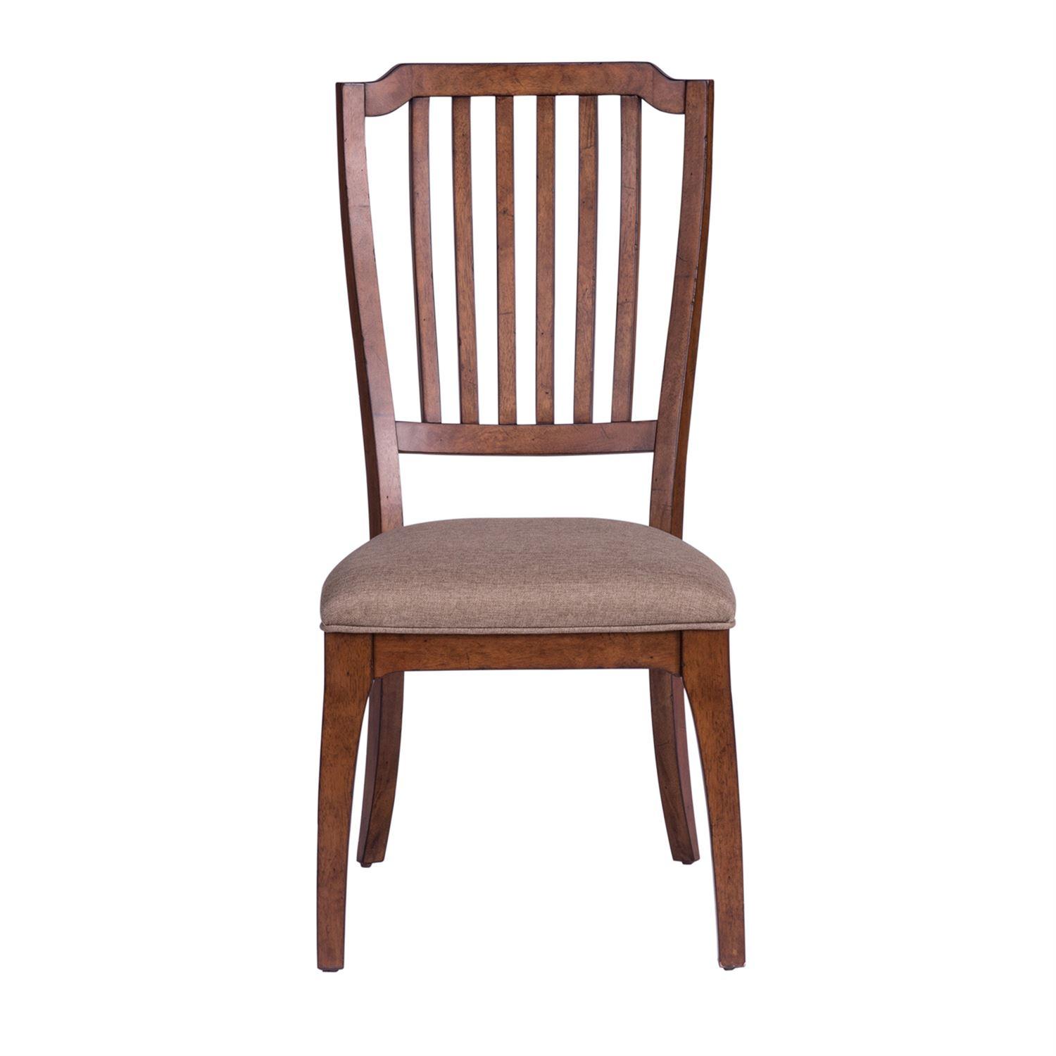 

    
Liberty Furniture Arlington House  (411-DR) Dining Side Chair Dining Side Chair Brown 411-C4001S
