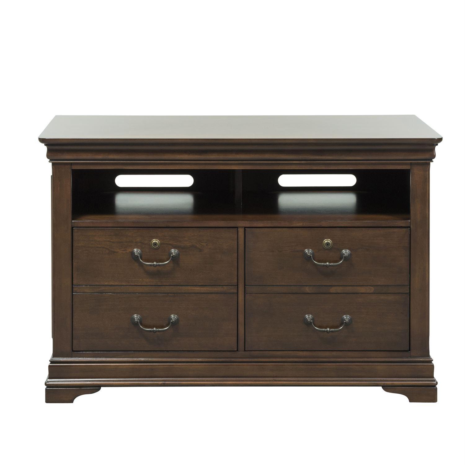 

    
Vintage Brown Wood Filling Cabinet Chateau Valley (901-HOJ) Liberty Furniture
