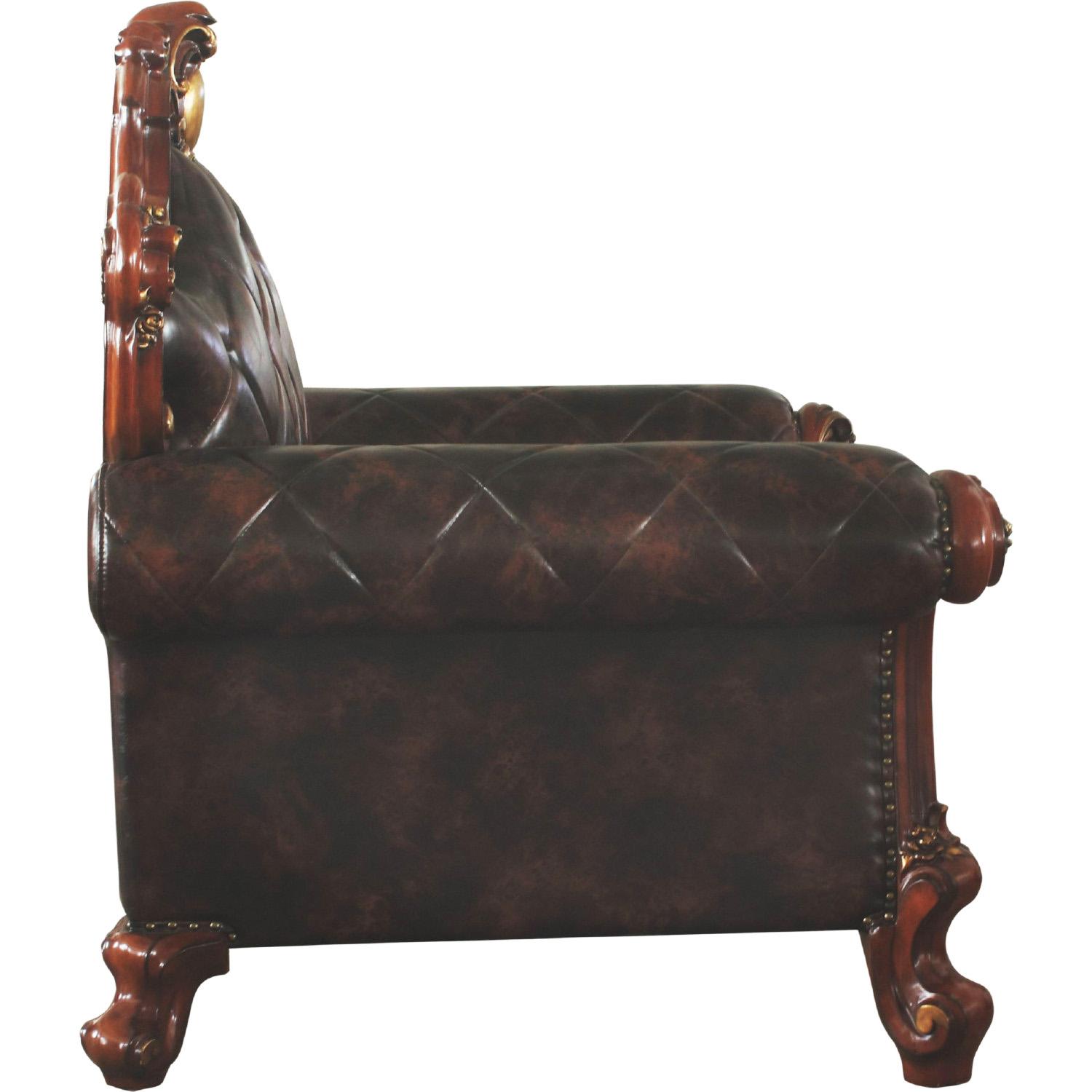 

        
Acme Furniture Picardy 58222 Arm Chairs Oak/Cherry PU 840412234866
