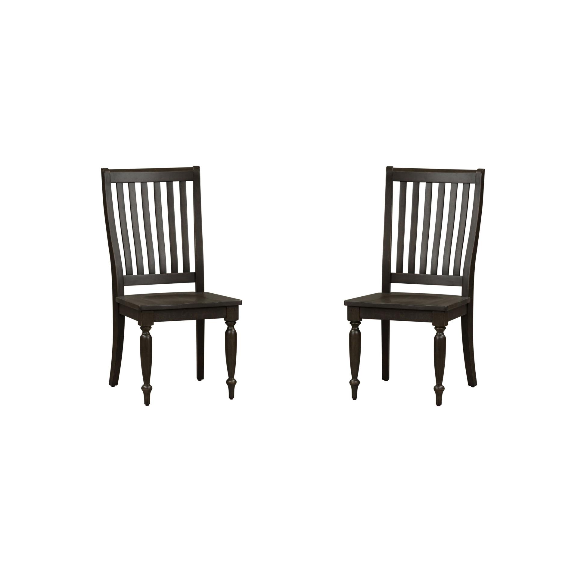 

    
Vintage Gray Wood Dining Chair Set 2pcs Harvest Home (879-DR) Liberty Furniture
