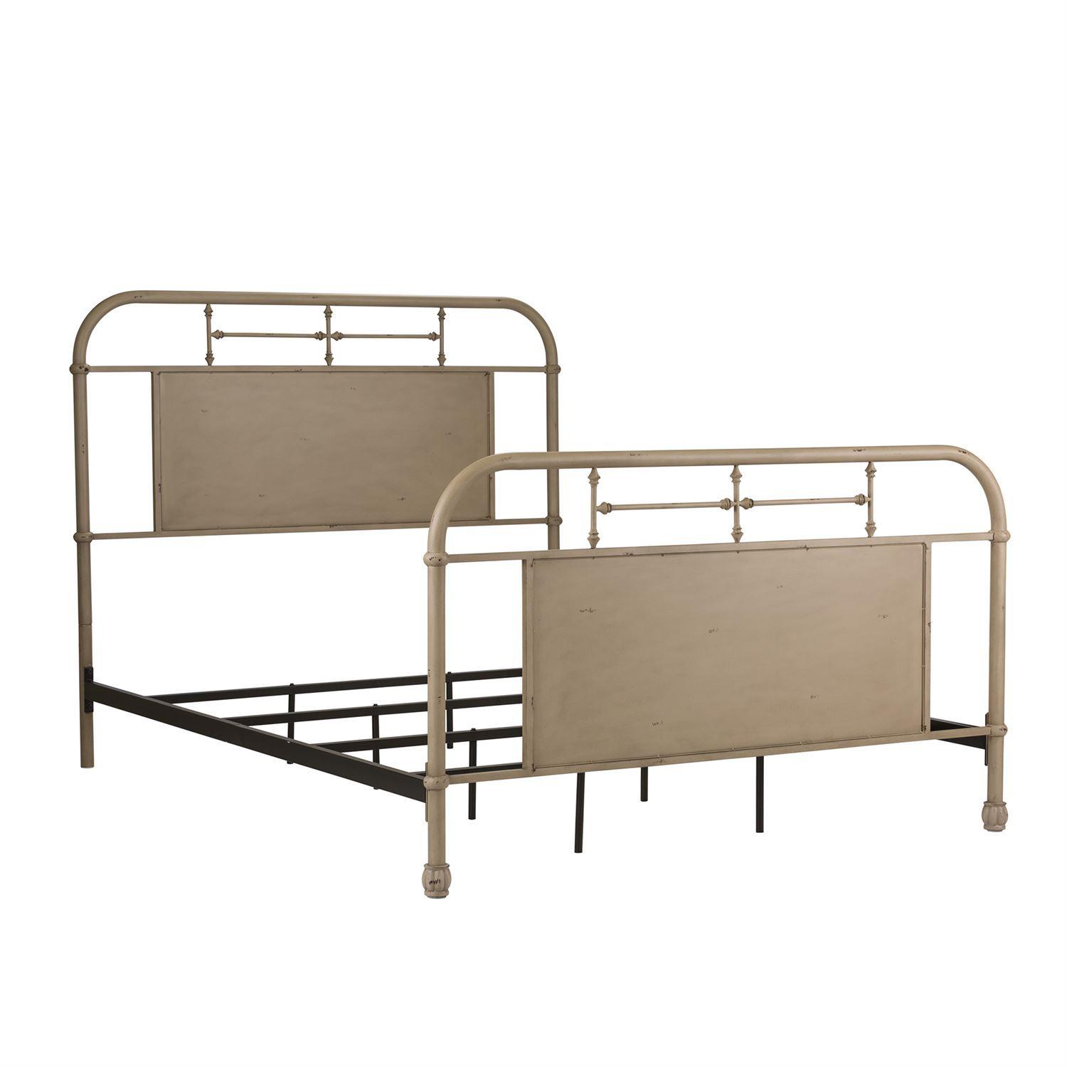 

    
Distressed Metal Finish Cream Twin Bed 179-BR11HFR-W Liberty Furniture

