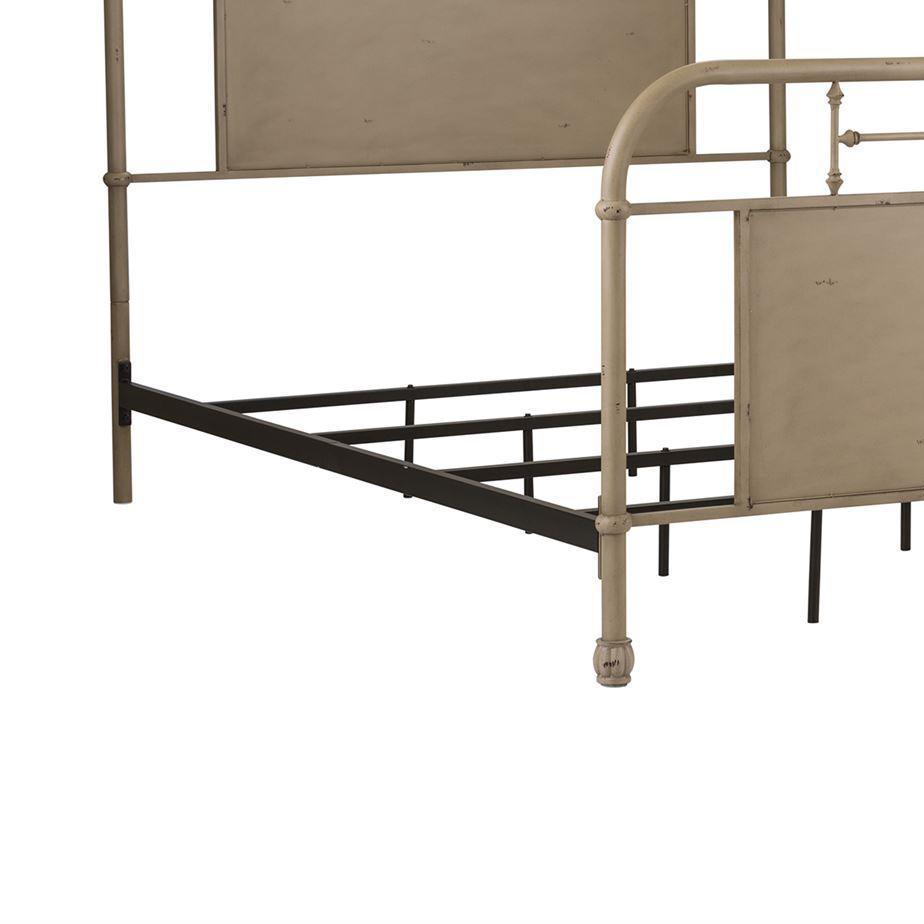 

    
Liberty Furniture Vintage Series  (179-YBR) Metal Bed Panel Bed Cream 179-BR11HFR-W
