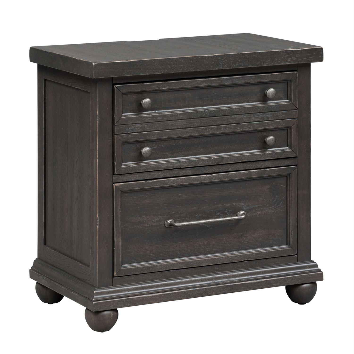 

    
Liberty Furniture Harvest Home  (879-BR) Nightstand Nightstand Gray 879-BR61
