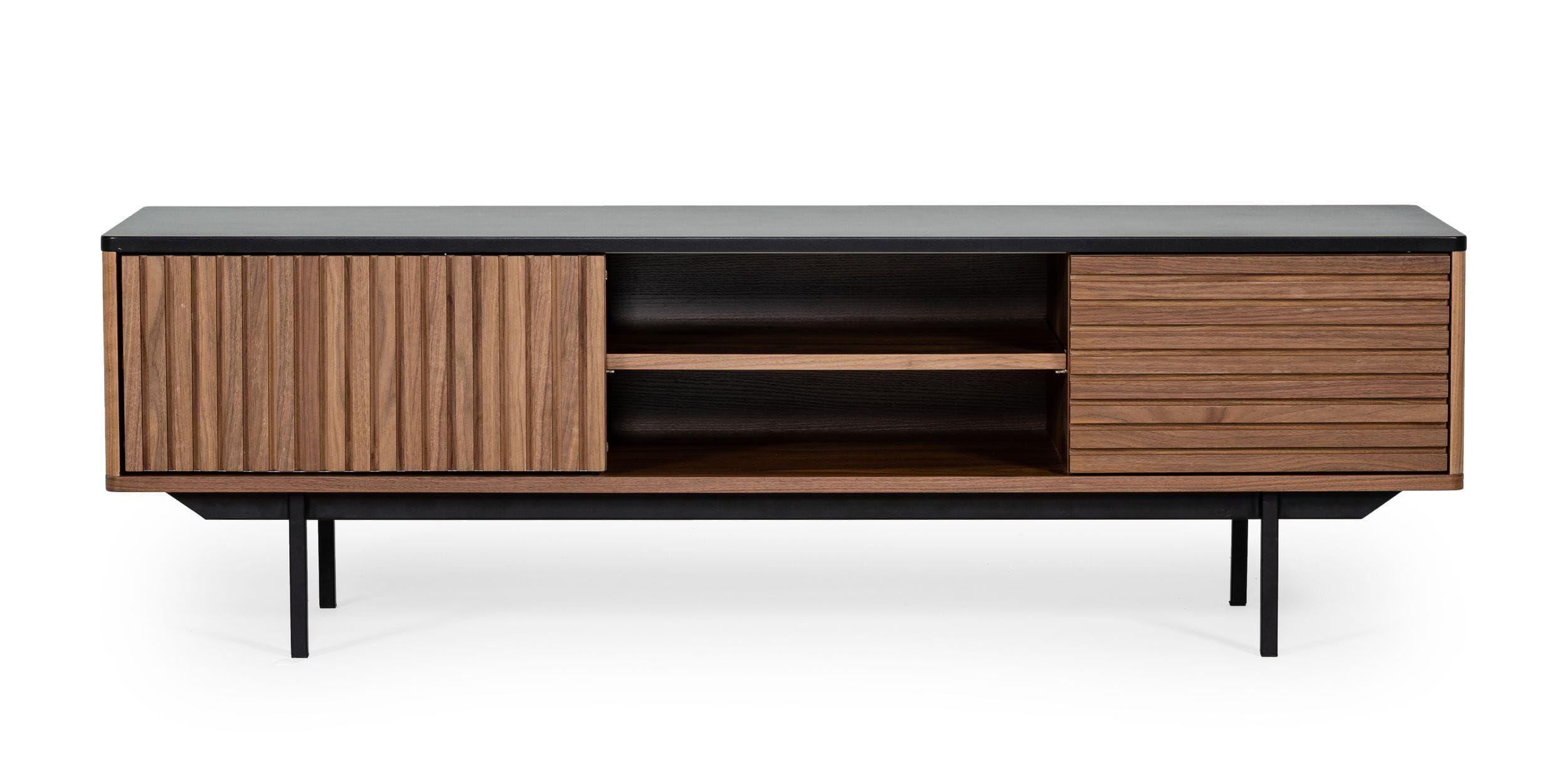 Contemporary, Modern TV Stand Maggie VGDWJ9715 in Walnut 