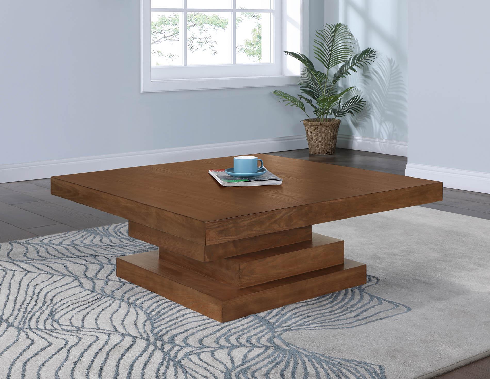

    
Walnut Art Deco Coffee Table Set3Pcs WESTMOUNT 499Walnut-CT Meridian Modern
