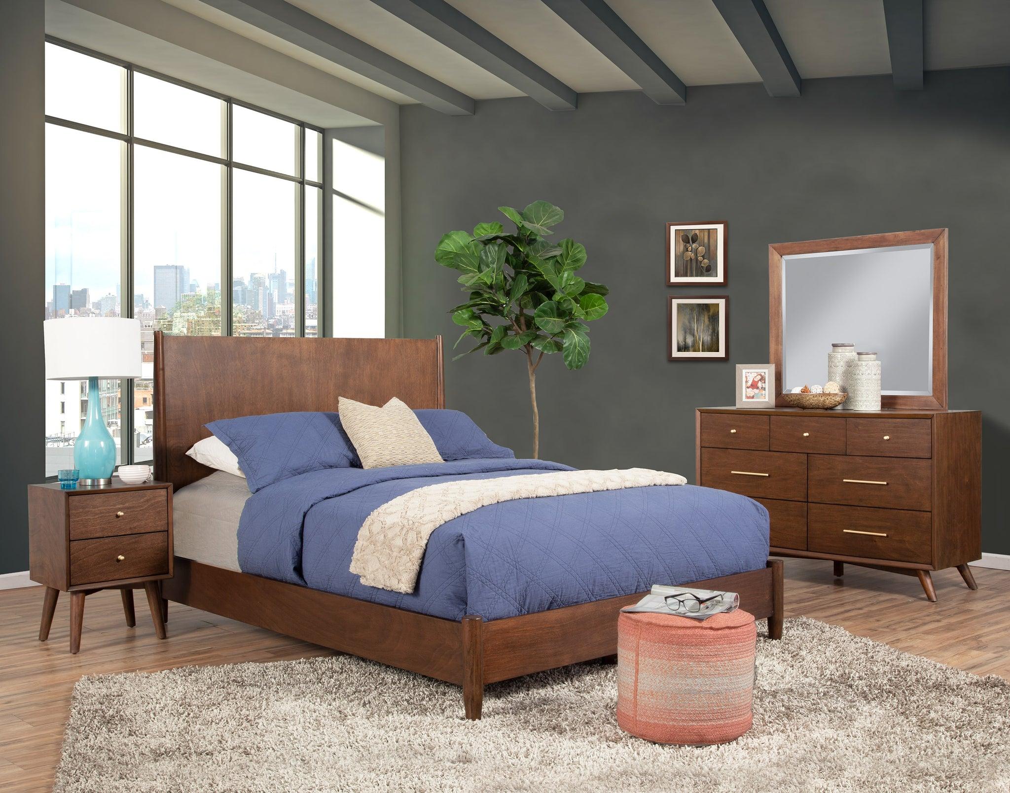 

        
Alpine Furniture Flynn Platform Bedroom Set Walnut  840108502385
