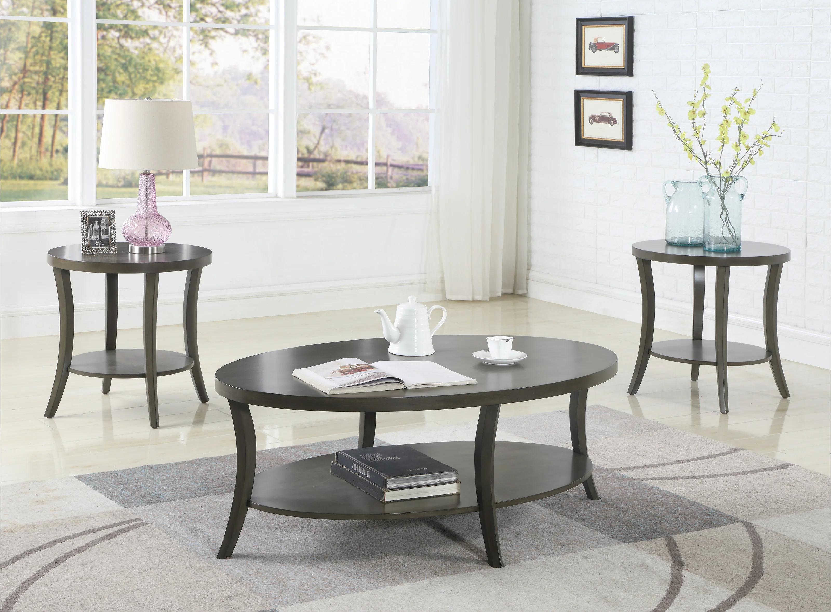 Crown Mark Rhonda Coffee Table and 2 End Tables