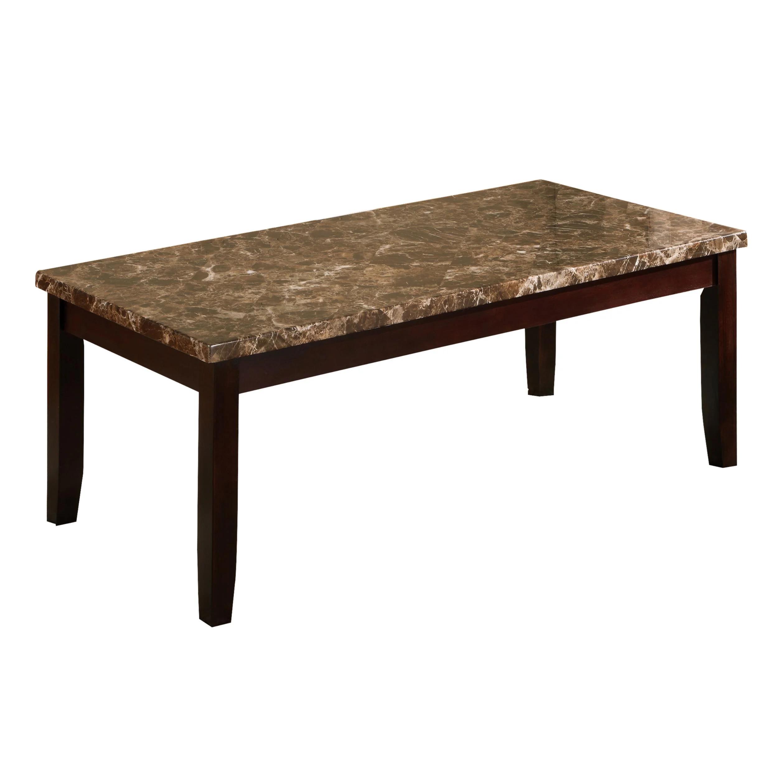 

    
Crown Mark Ferrara Coffee Table and 2 End Tables Marble/Espresso 4221SET
