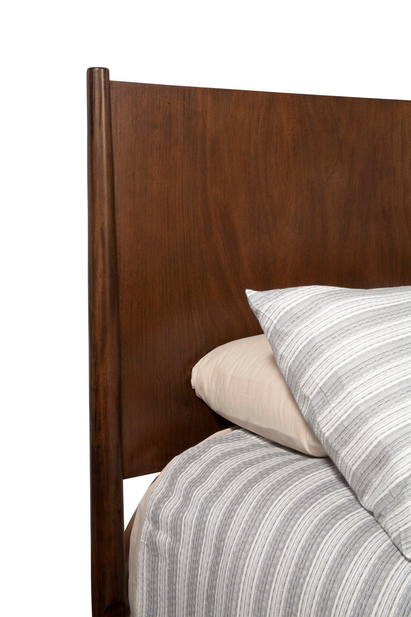 

    
Walnut King Panel Bedroom Set 3P Flynn ALPINE Mid Century Modern Contemporary
