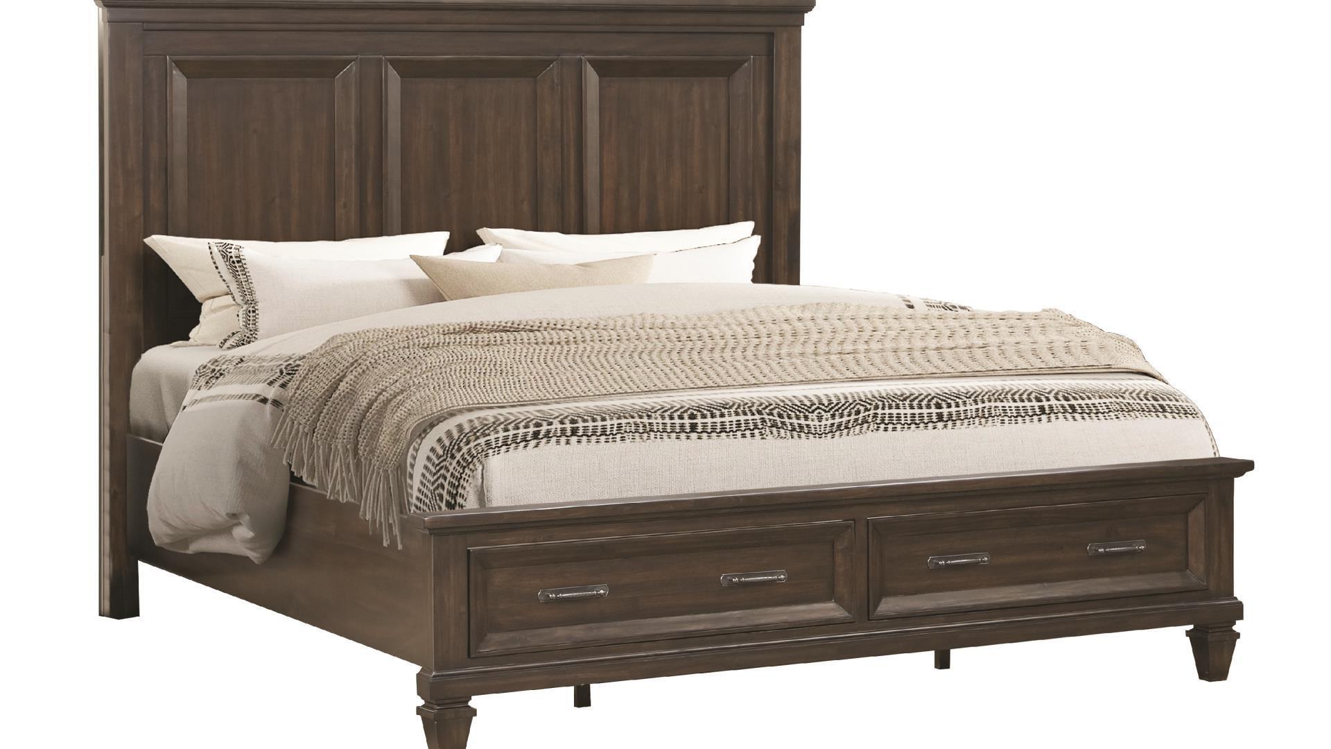 

    
Galaxy Home Furniture HAMILTON-EK-BED Storage Bed Walnut HAMILTON-EK-BED
