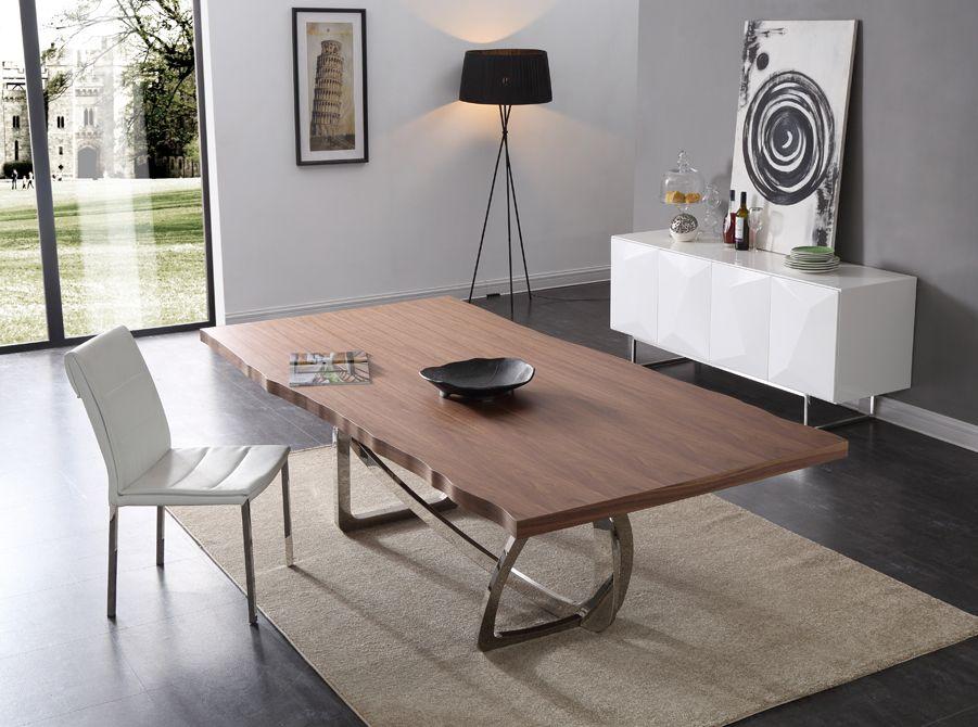

    
VIG Furniture VGVCT1301S-24 Dining Table Chrome/Walnut VGVCT1301S-24

