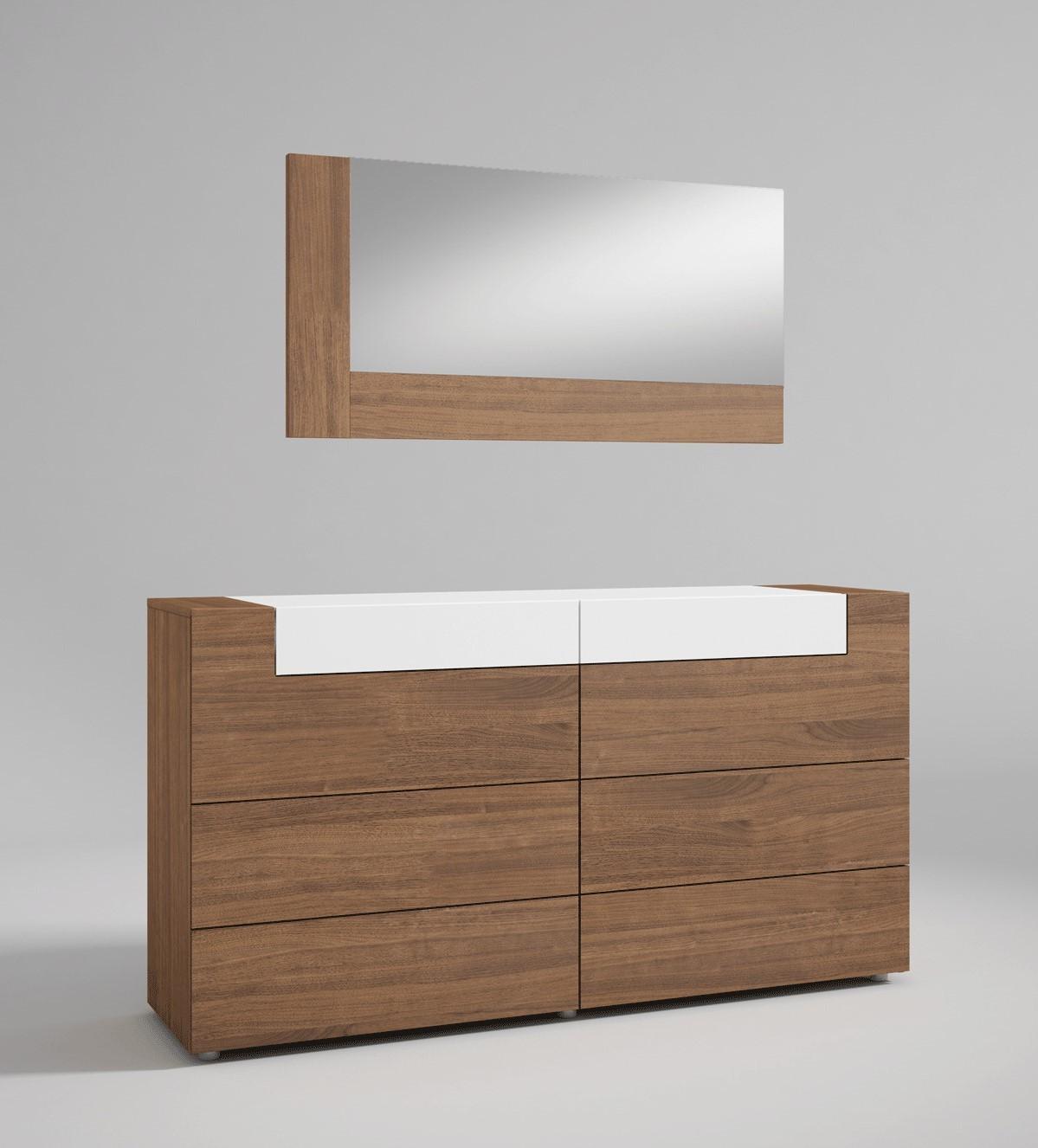 

    
Walnut & White Double Dresser MAR ESF Modern Contemporary MADE IN SPAIN
