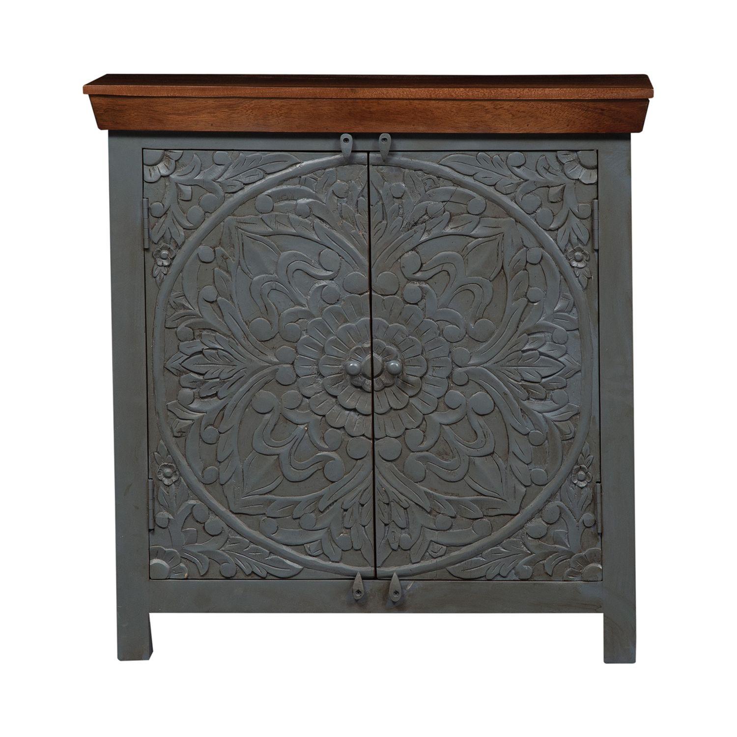 

    
Liberty Furniture Sahana Cabinet Gray/Brown 2045-AC3435
